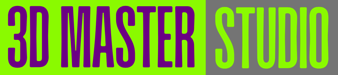 Logotipo da 3D Master Studio, estúdio especializado em renderização e modelagem 3D para arquitetura e construtoras.